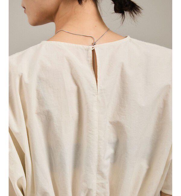 SALON adam et rope'「【WEB限定】シャーリングスリーブブラウス」|シャツ・ブラウス|