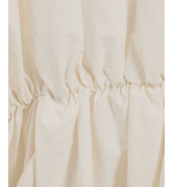 SALON adam et rope'「【WEB限定】シャーリングスリーブブラウス」|シャツ・ブラウス|