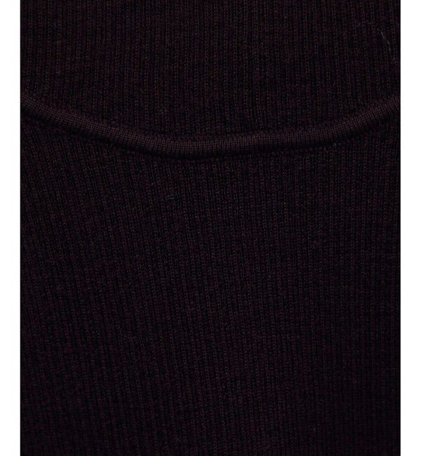 SALON adam et rope'「ハイゲージリブニットフードプルオーバー / イージーケア」|ニット・セーター|