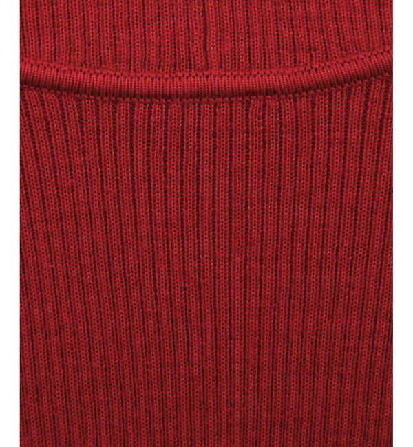 SALON adam et rope'「ハイゲージリブニットフードプルオーバー / イージーケア」|ニット・セーター|