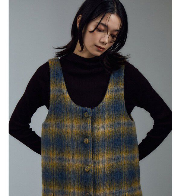 SALON adam et rope'「ハイゲージリブニットフードプルオーバー / イージーケア」|ニット・セーター|