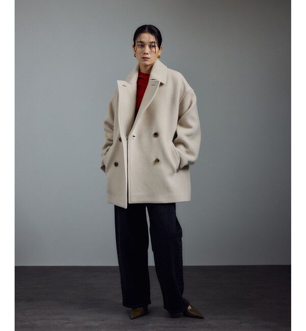 SALON adam et rope'「ハイゲージリブニットフードプルオーバー / イージーケア」|ニット・セーター|