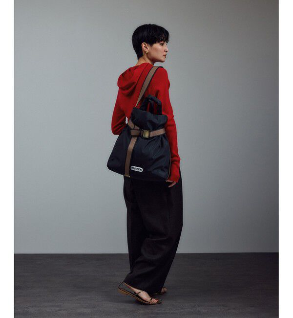 SALON adam et rope'「ハイゲージリブニットフードプルオーバー / イージーケア」|ニット・セーター|