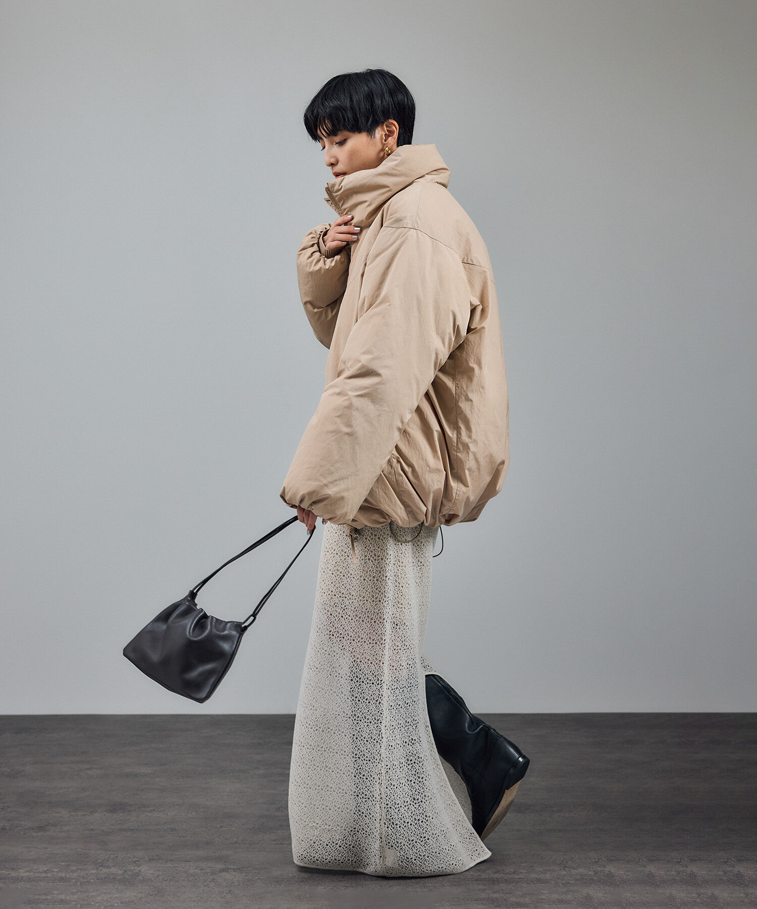 SALON adam et rope'「[GREENDOWN（グリーンダウン）][撥水加工]スタンドカラーダウンジャケット 2」|ダウン|