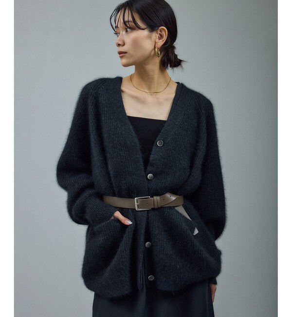 SALON adam et rope'「【WEB限定】フォックスウールVネックニットカーディガン」|カーディガン|