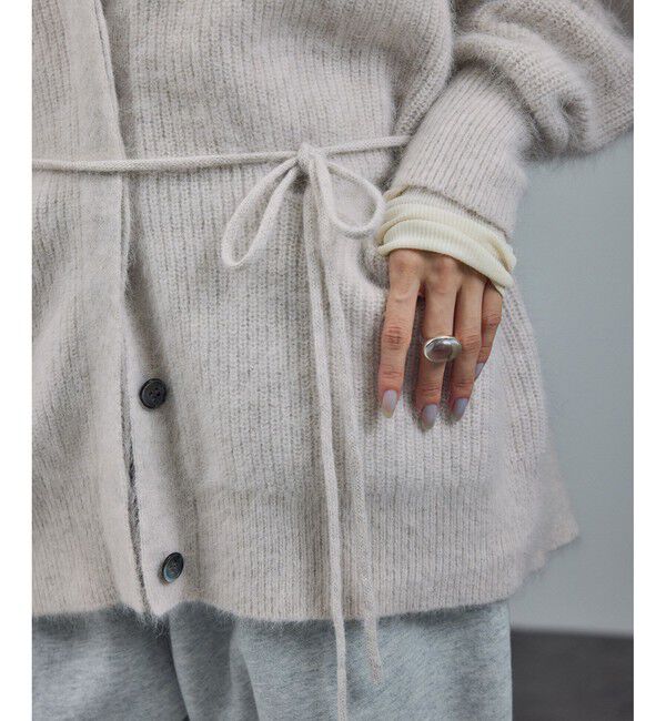 SALON adam et rope'「【WEB限定】フォックスウールVネックニットカーディガン」|カーディガン|