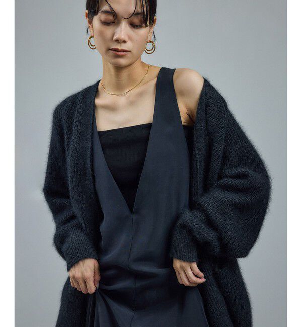 SALON adam et rope'「【WEB限定】フォックスウールVネックニットカーディガン」|カーディガン|