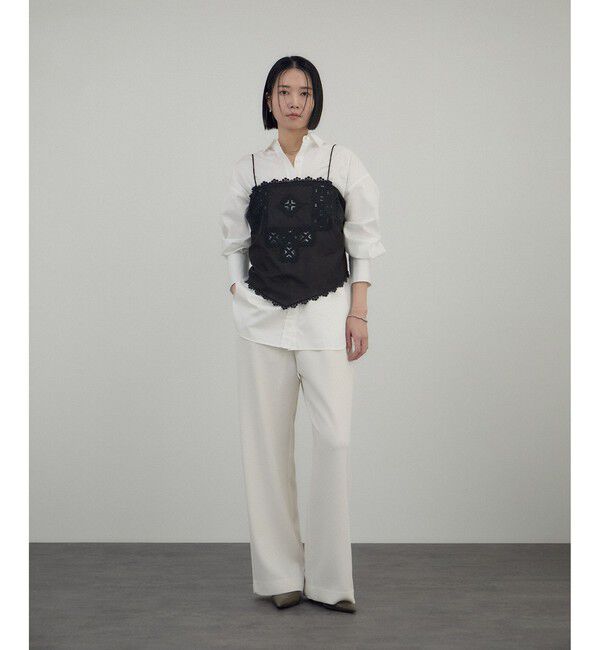 SALON adam et rope'「クロスレースマルチキャミソール」|キャミソール|