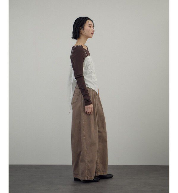 SALON adam et rope'「クロスレースマルチキャミソール」|キャミソール|