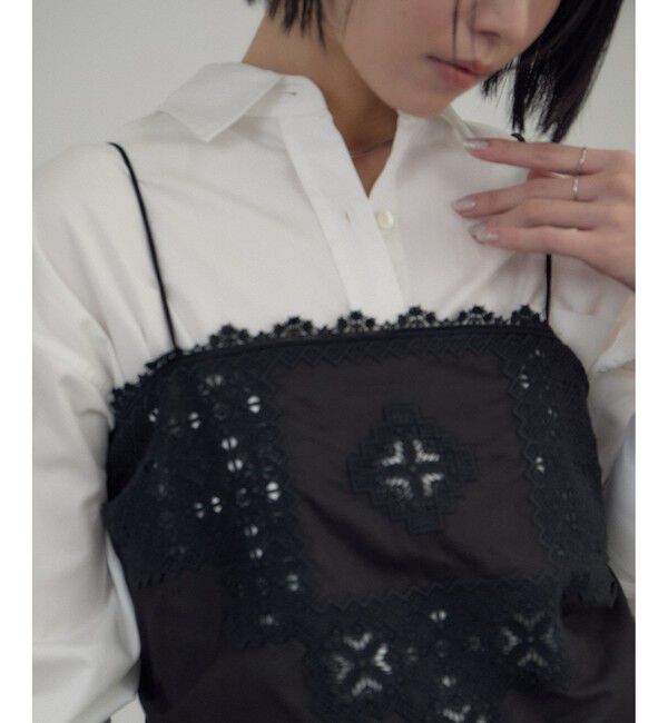 SALON adam et rope'「クロスレースマルチキャミソール」|キャミソール|