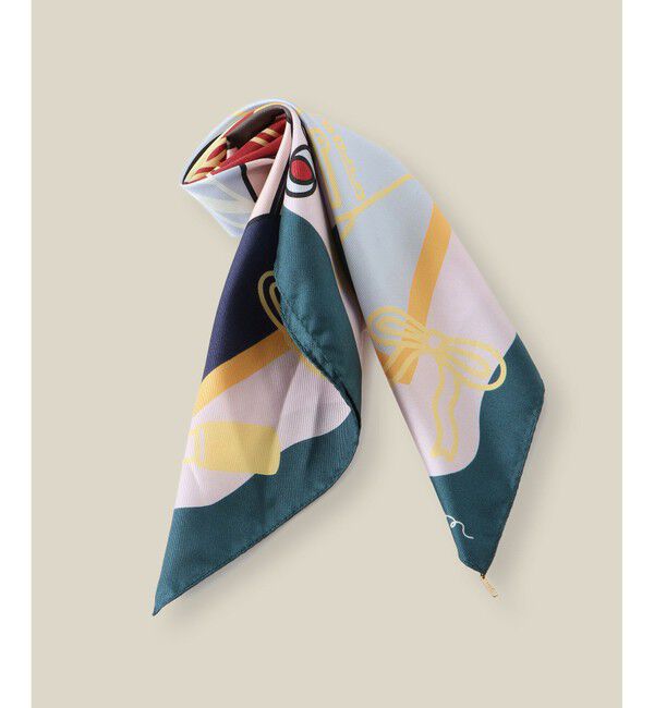 ROPE「【4 ARTIST for ROPE'】コラボ シルクスカーフ/Sサイズ」|バンダナ・スカーフ|