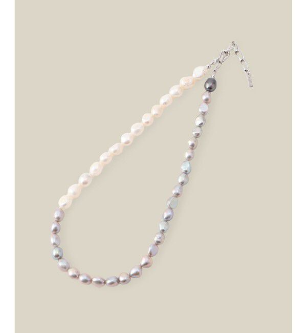 ROPE'「グラデーションパールショートネックレス」|ネックレス|