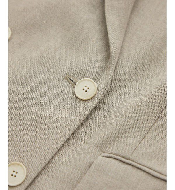 ROPE「尾州リネンダブルブレストジャケット」|テーラードジャケット|
