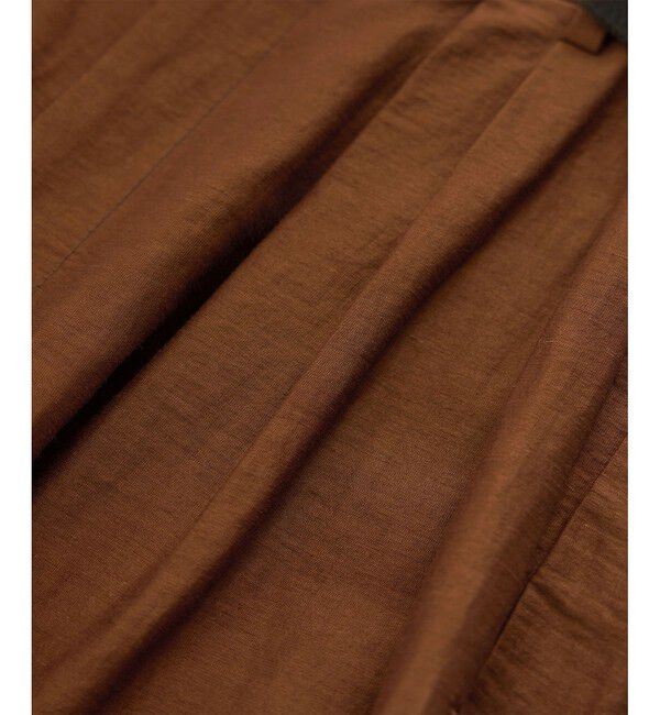 ROPE「【洗える】ビスコースリネン スラブスリータックパンツ/一部セットアップ可能」|チノ|