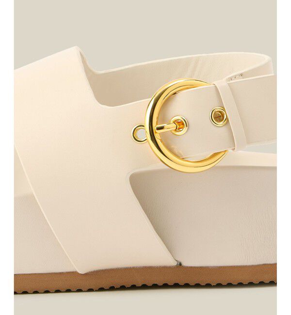 ROPE「スプリットレザーフットベッドサンダル」|サンダル|