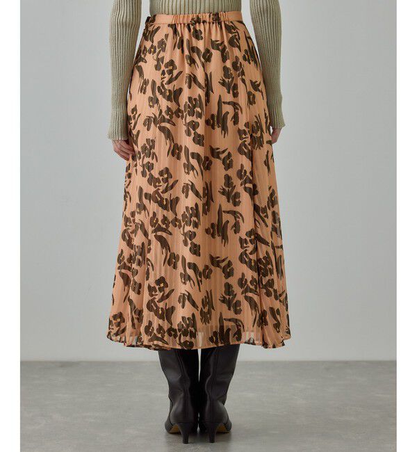 ROPE「フラワープリントマーメイドスカート」|スカート|