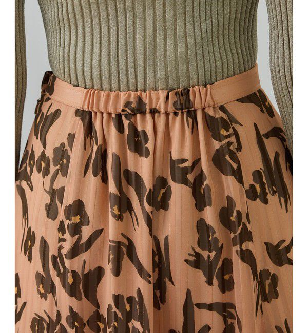 ROPE「フラワープリントマーメイドスカート」|スカート|