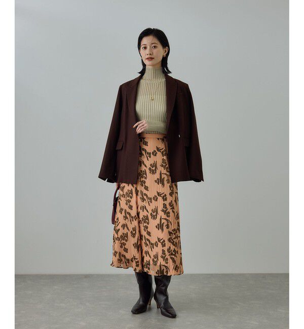 ROPE「フラワープリントマーメイドスカート」|スカート|