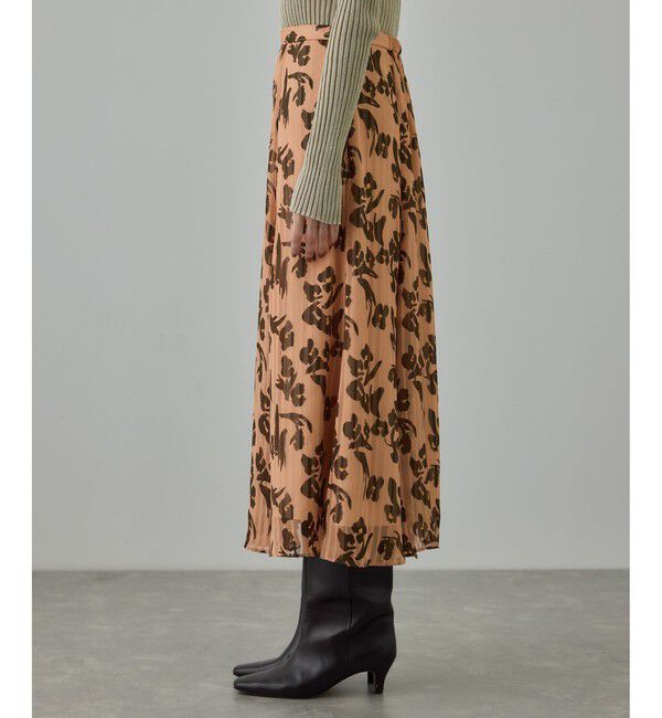 ROPE「フラワープリントマーメイドスカート」|スカート|