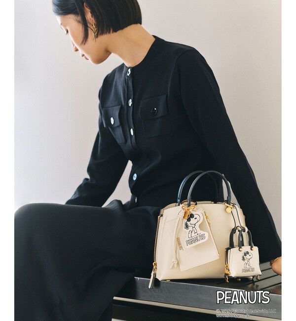 ROPE「【WEB限定/一部店舗限定】【E'POR&times;PEANUTS】別注 ポーチ付き ART CHARM」|チャーム・キーホルダー|