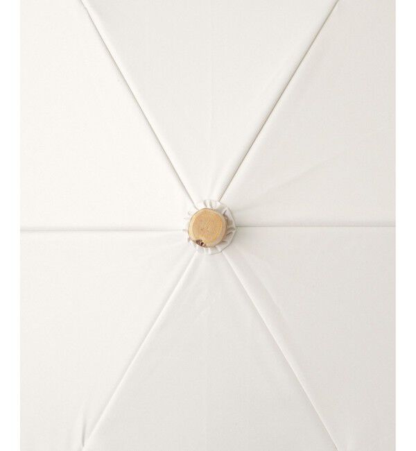 ROPE「[晴雨兼用]バンブーハンドルバイカラーコンパクトパラソル(折りたたみ傘・日傘)/UV100%カット/完全遮光生地」|傘|