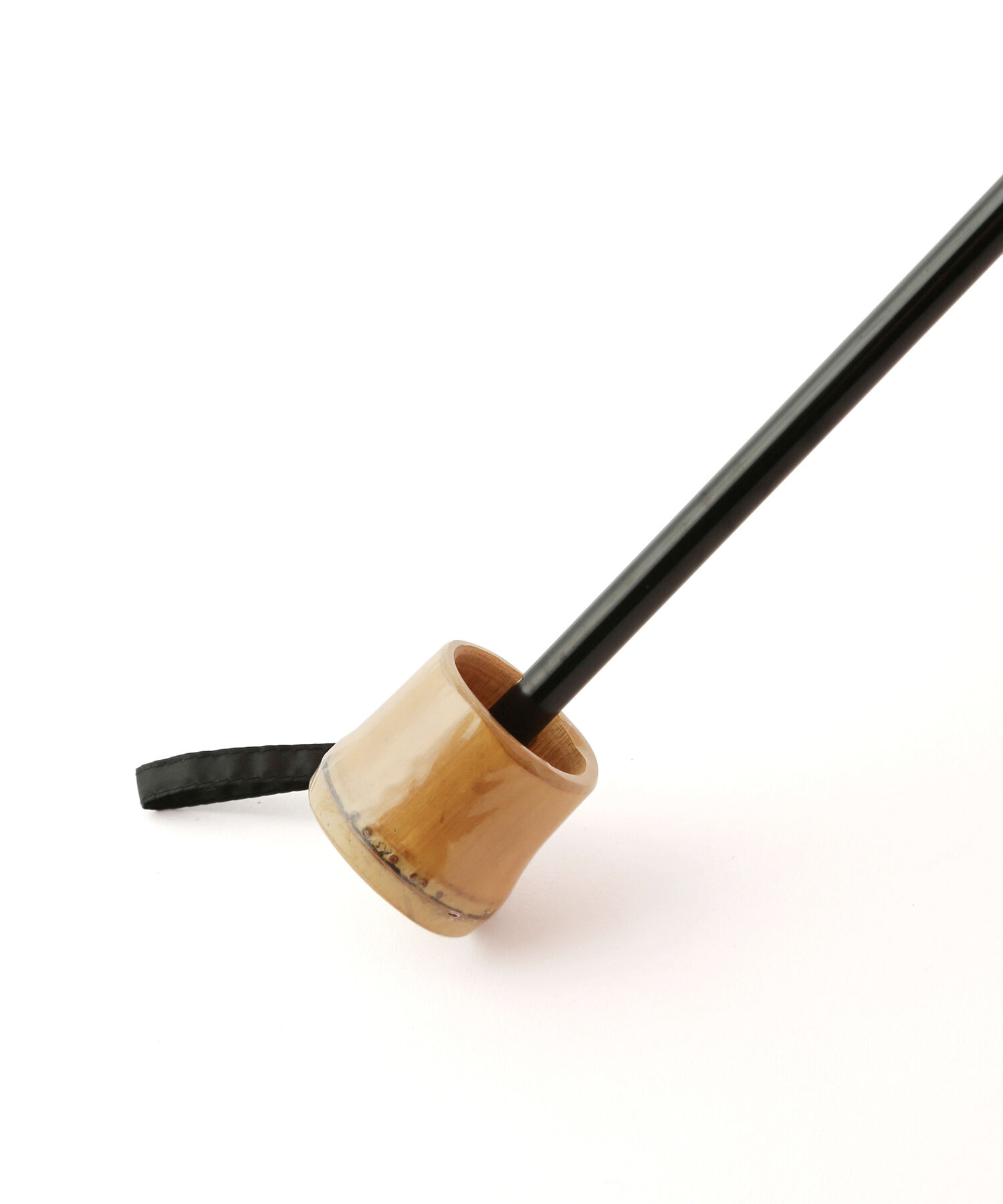 VIS「【晴雨兼用/遮光率100%】バンブーハンドルコンパクト折り畳み傘」|傘|