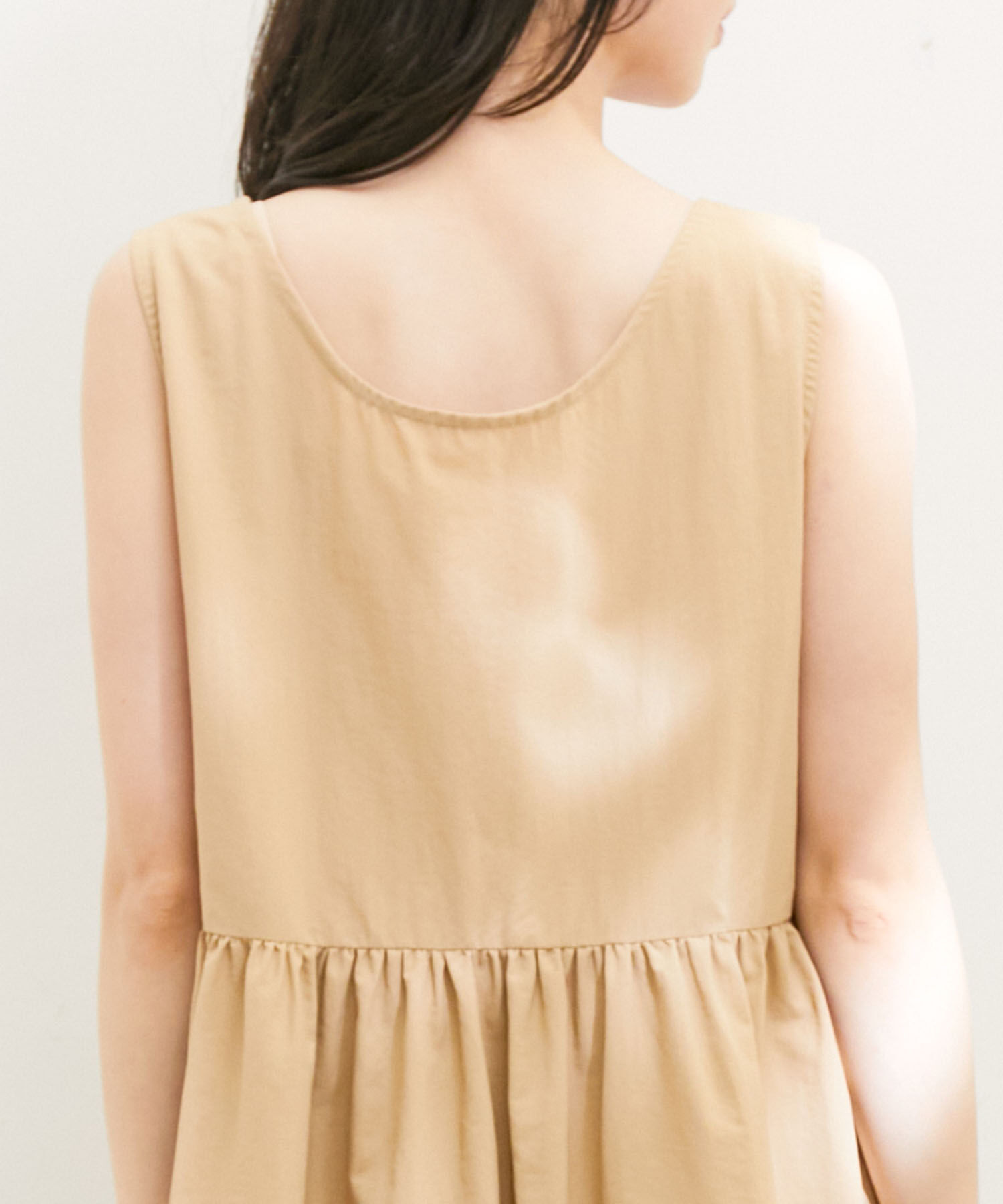 VIS「【選べる着丈・マルチWAY】ニットベスト付きワンピース【洗える】」|ワンピース|