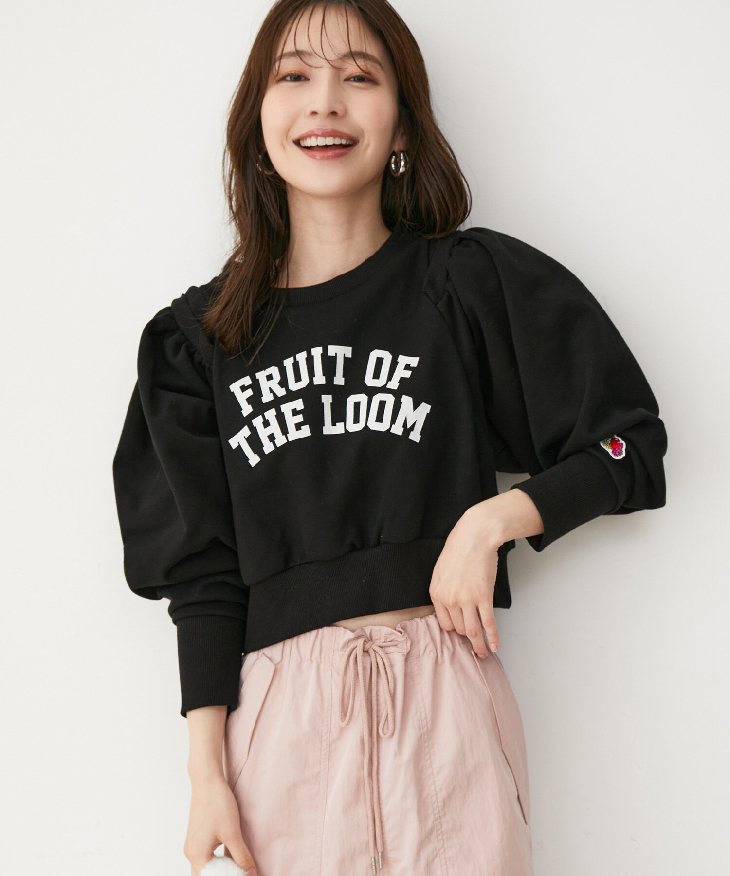 VIS「【FRUIT OF THE LOOM別注】オープンショルダースウェット」|スウェット・ジャージ|