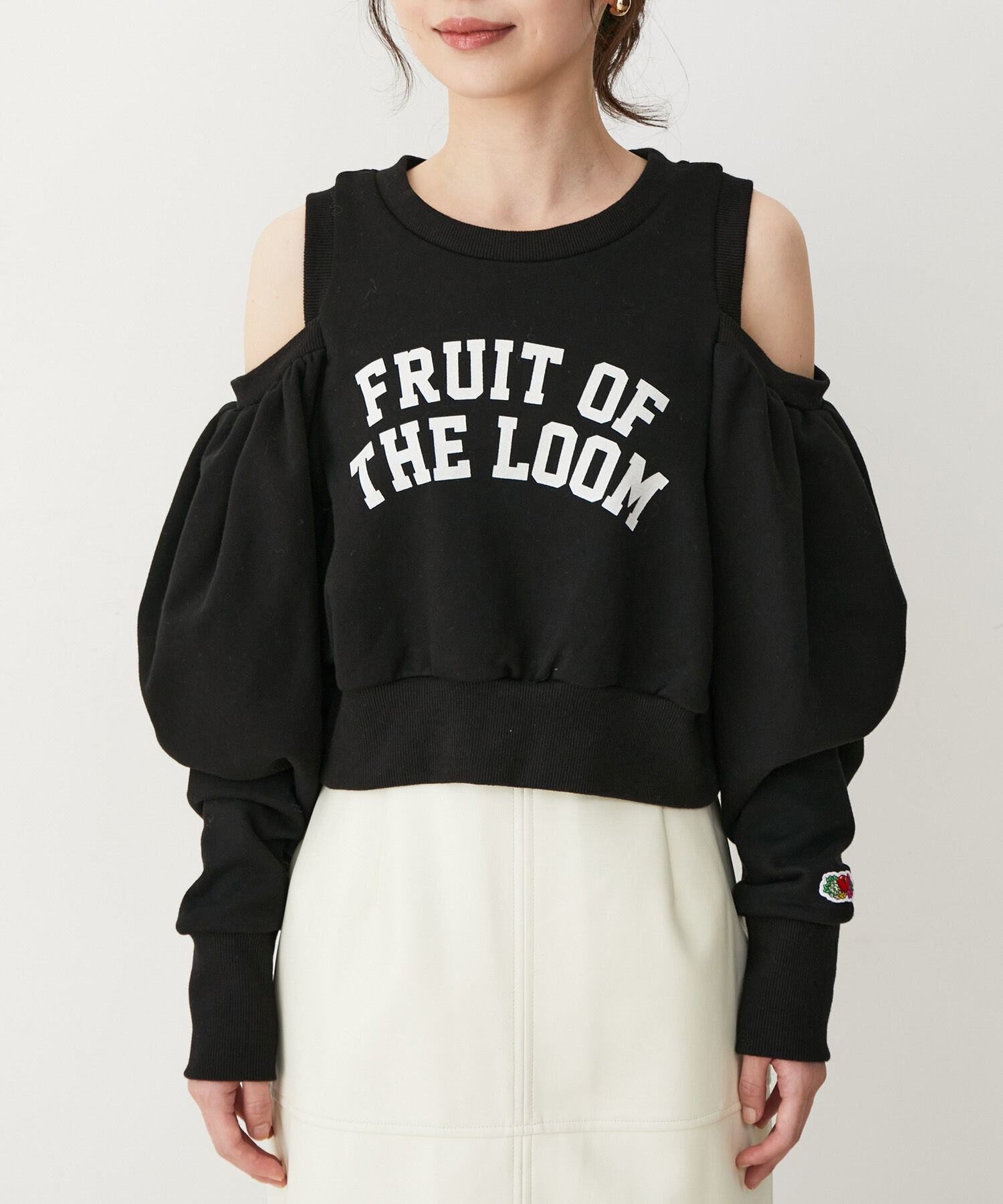 VIS「【FRUIT OF THE LOOM別注】オープンショルダースウェット」|スウェット・ジャージ|