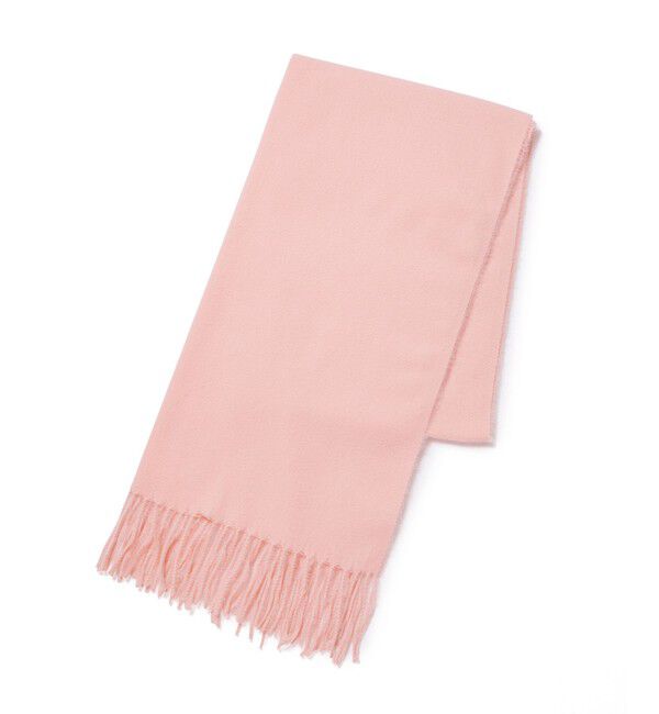 VIS「【リサイクルポリ】なめらかタッチ無地大判ストール」|ストール|