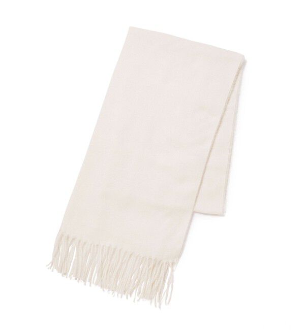 VIS「【リサイクルポリ】なめらかタッチ無地大判ストール」|ストール|