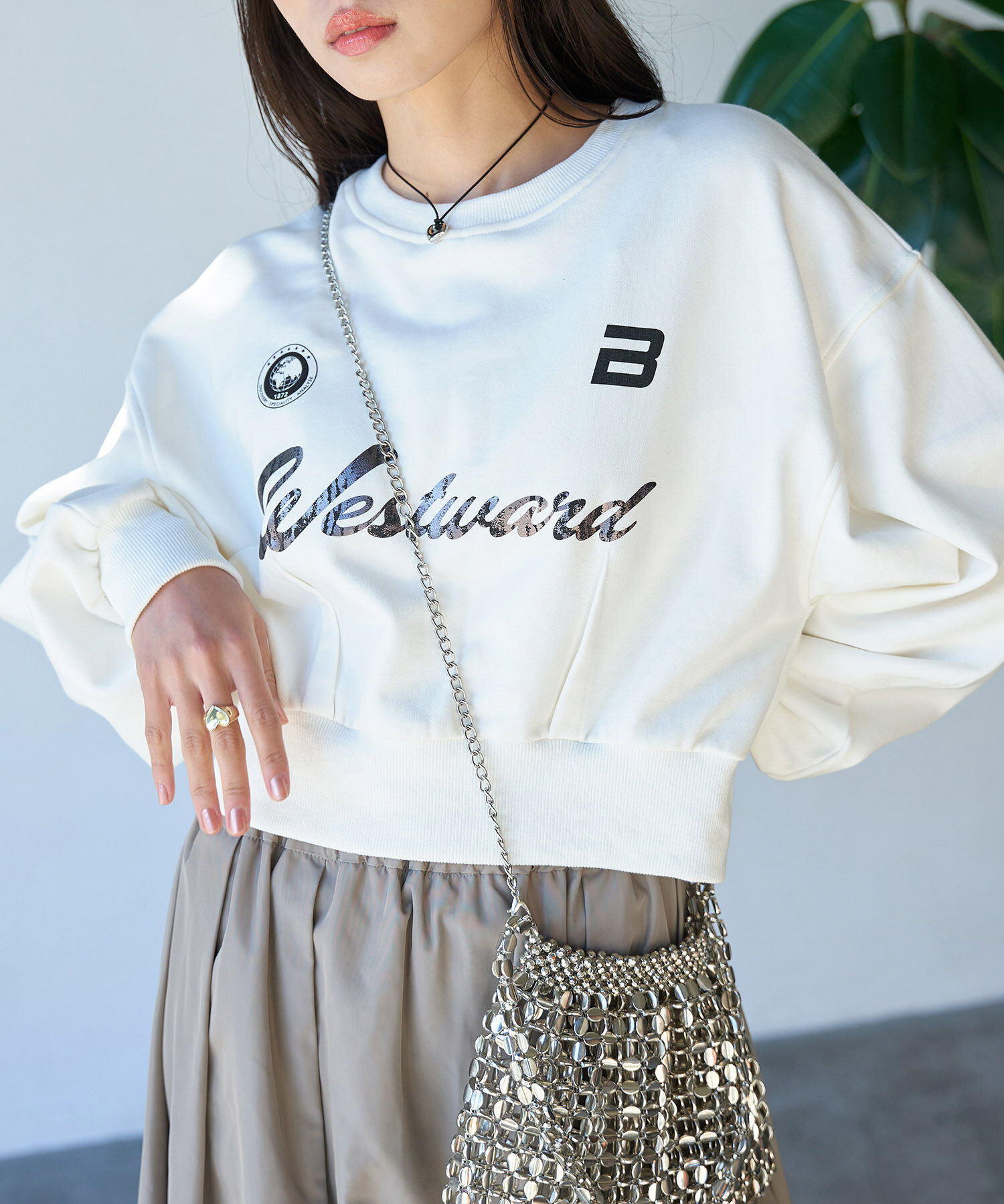 VIS「箔ロゴスウェットプルオーバー」|スウェット・ジャージ|