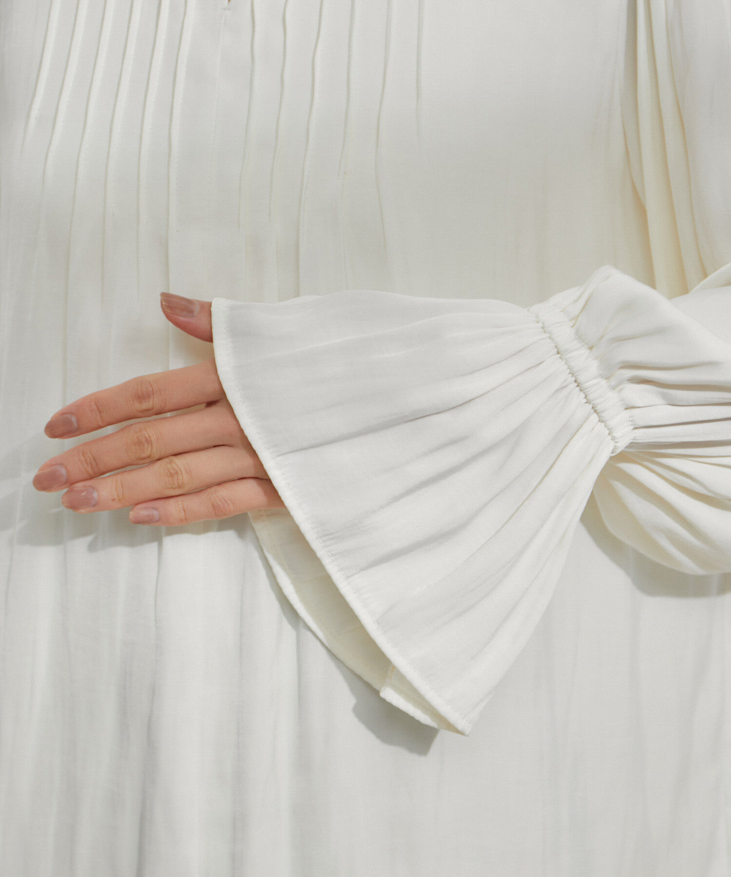 VIS「【前後2WAY】割繊ピンタックブラウス【洗える】」|シャツ・ブラウス|