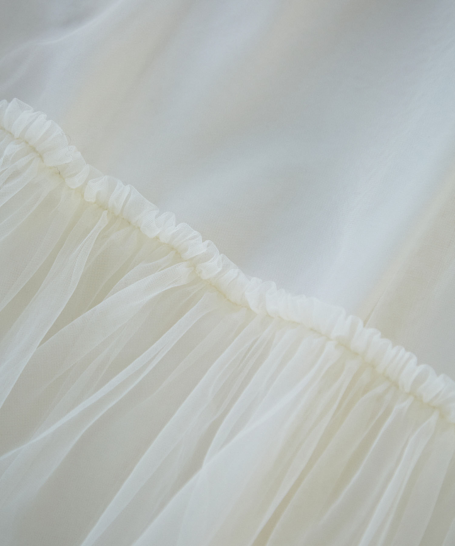 VIS「ニュアンス柄チュールスカート」|スカート|