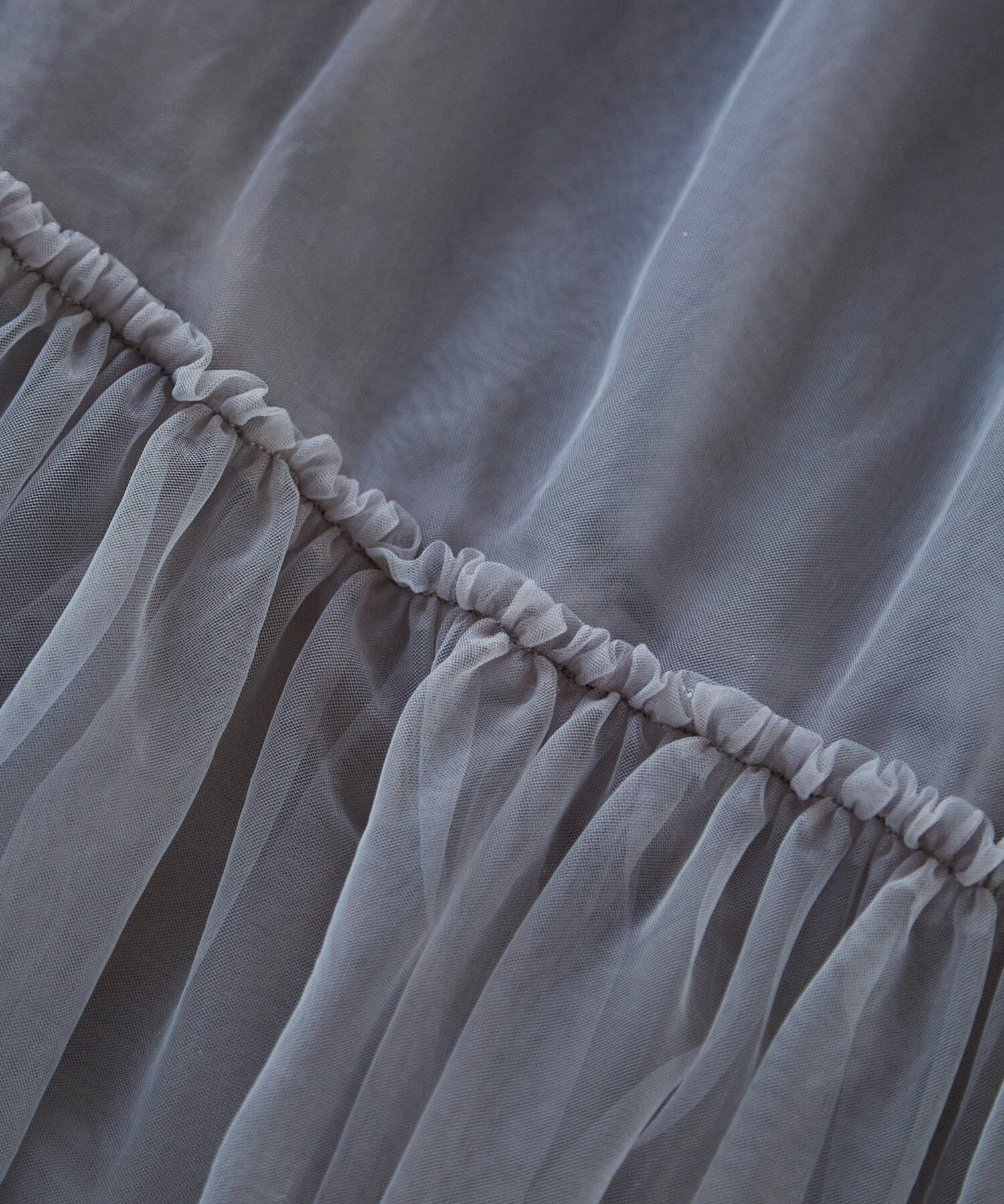 VIS「ニュアンス柄チュールスカート」|スカート|