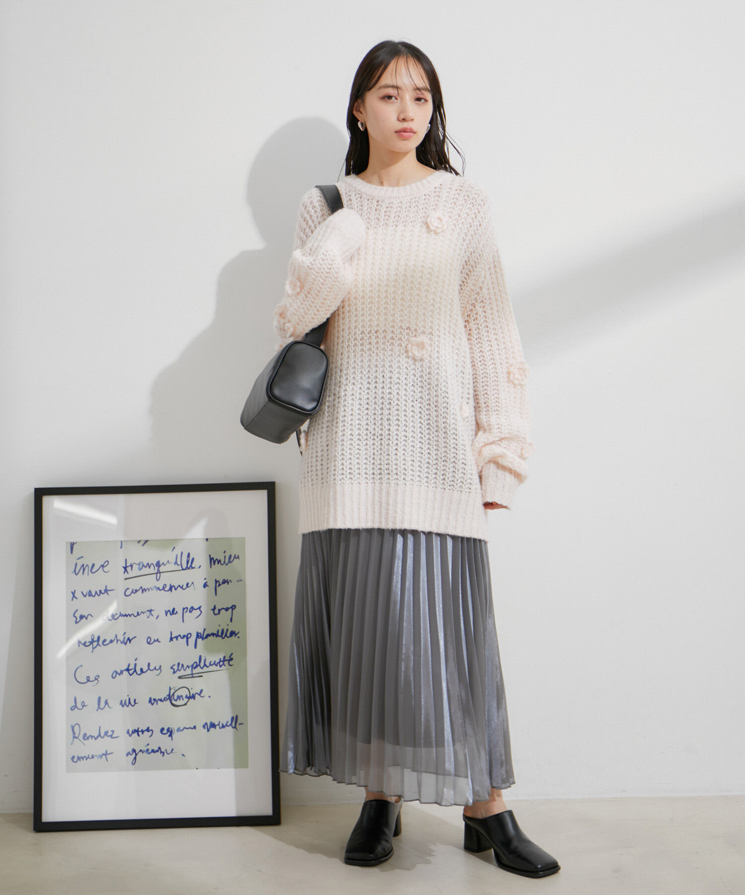 VIS「スパークルプリーツスカート」|スカート|