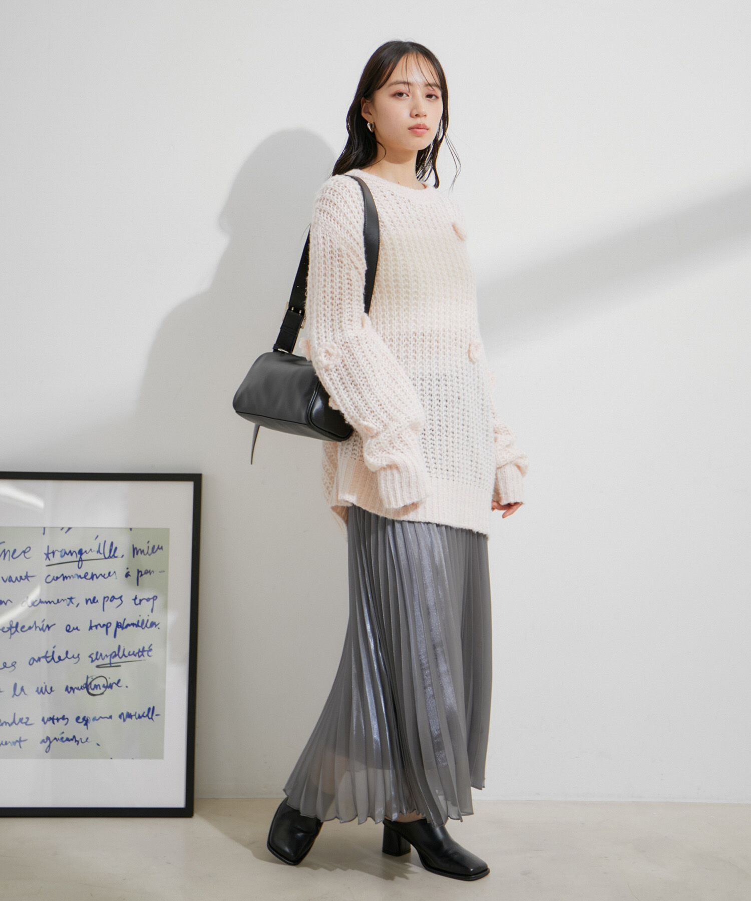 VIS「スパークルプリーツスカート」|スカート|