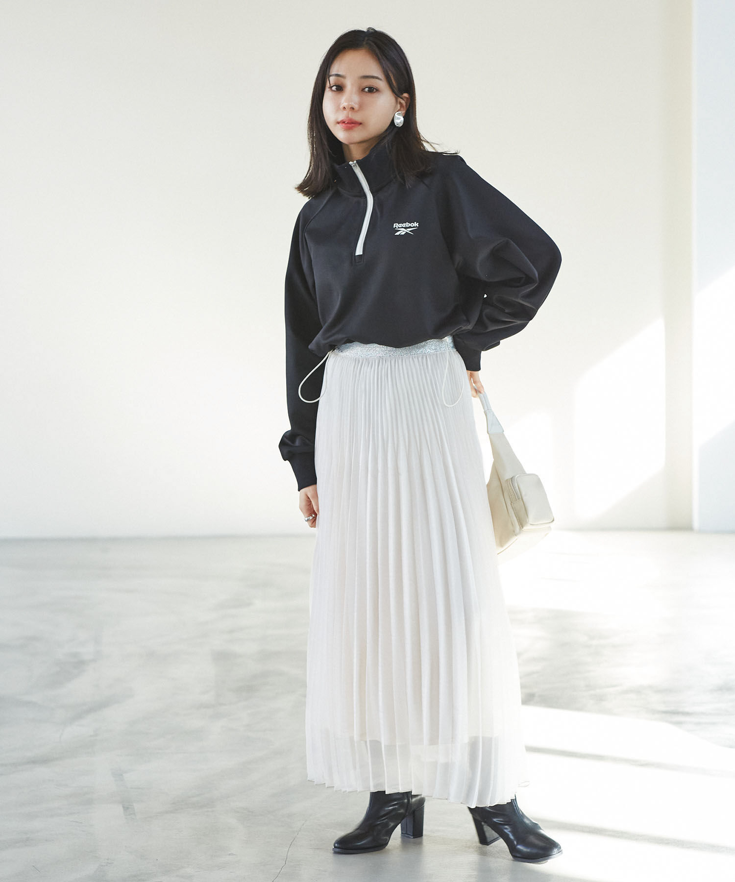 VIS「スパークルプリーツスカート」|スカート|