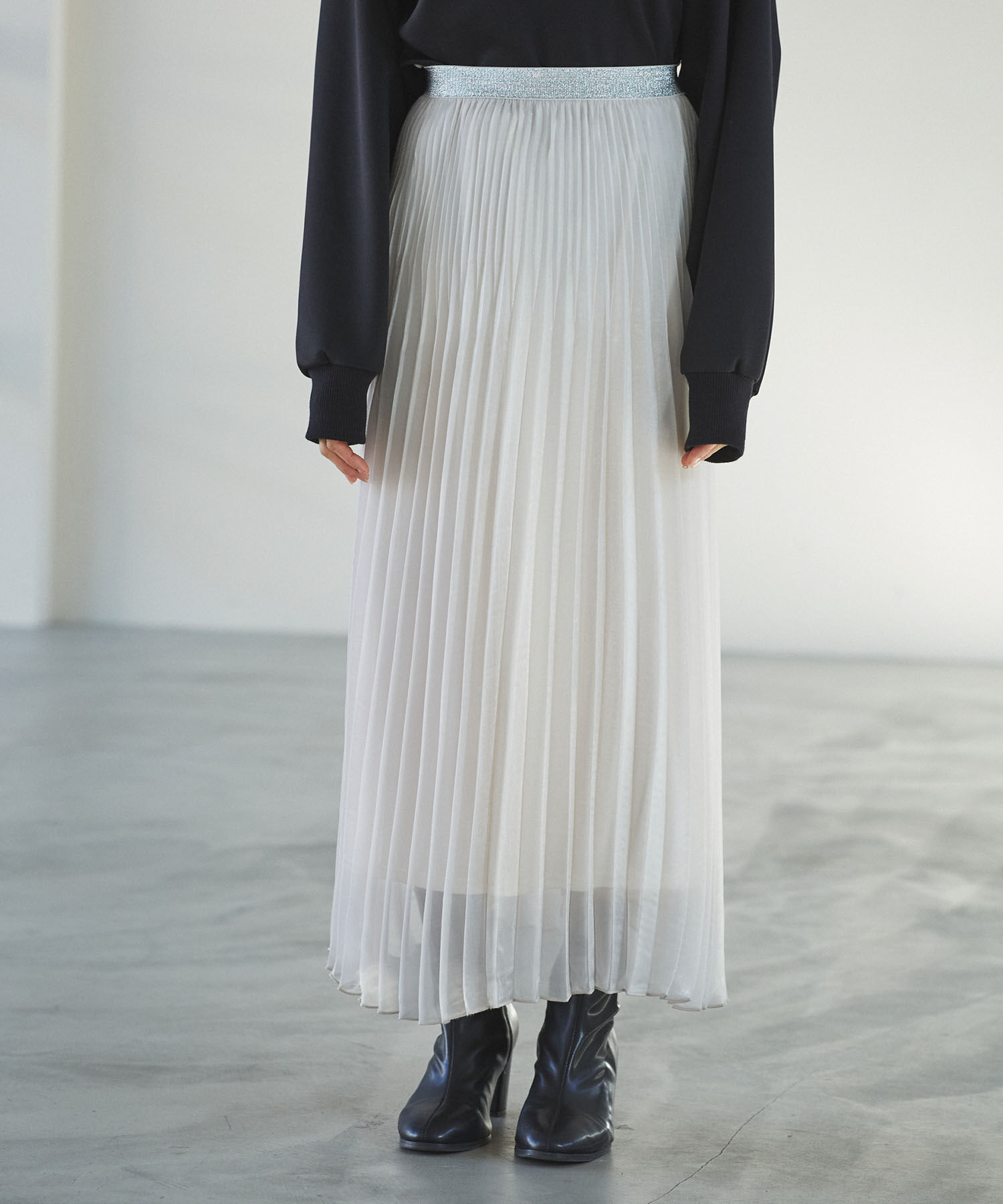 VIS「スパークルプリーツスカート」|スカート|