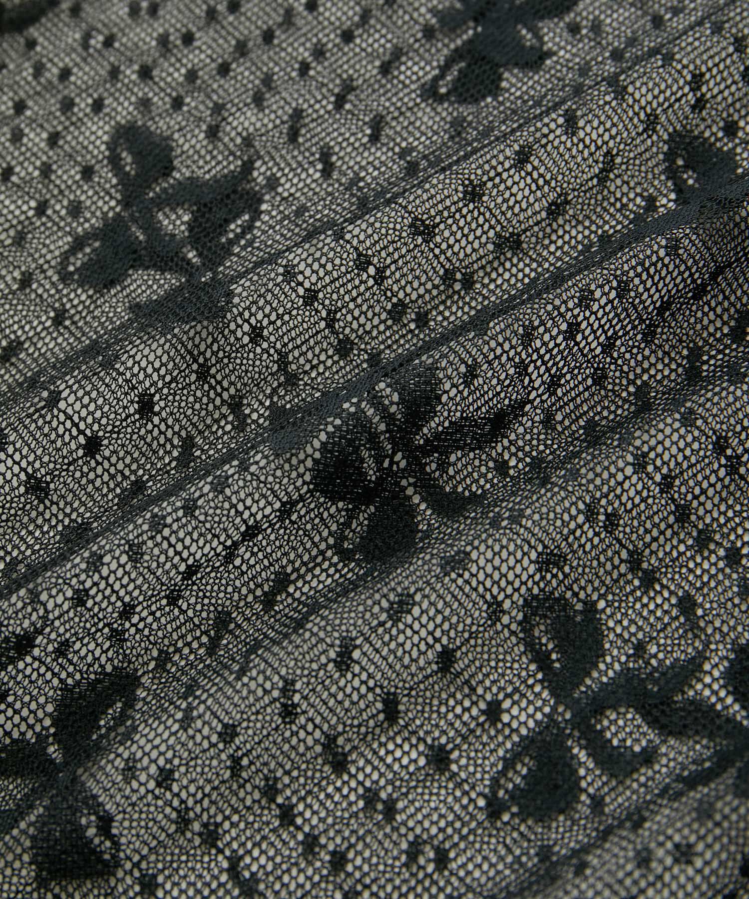 VIS「【WEB/一部店舗限定】リボンモチーフチュールプルオーバー」|Tシャツ・カットソー|