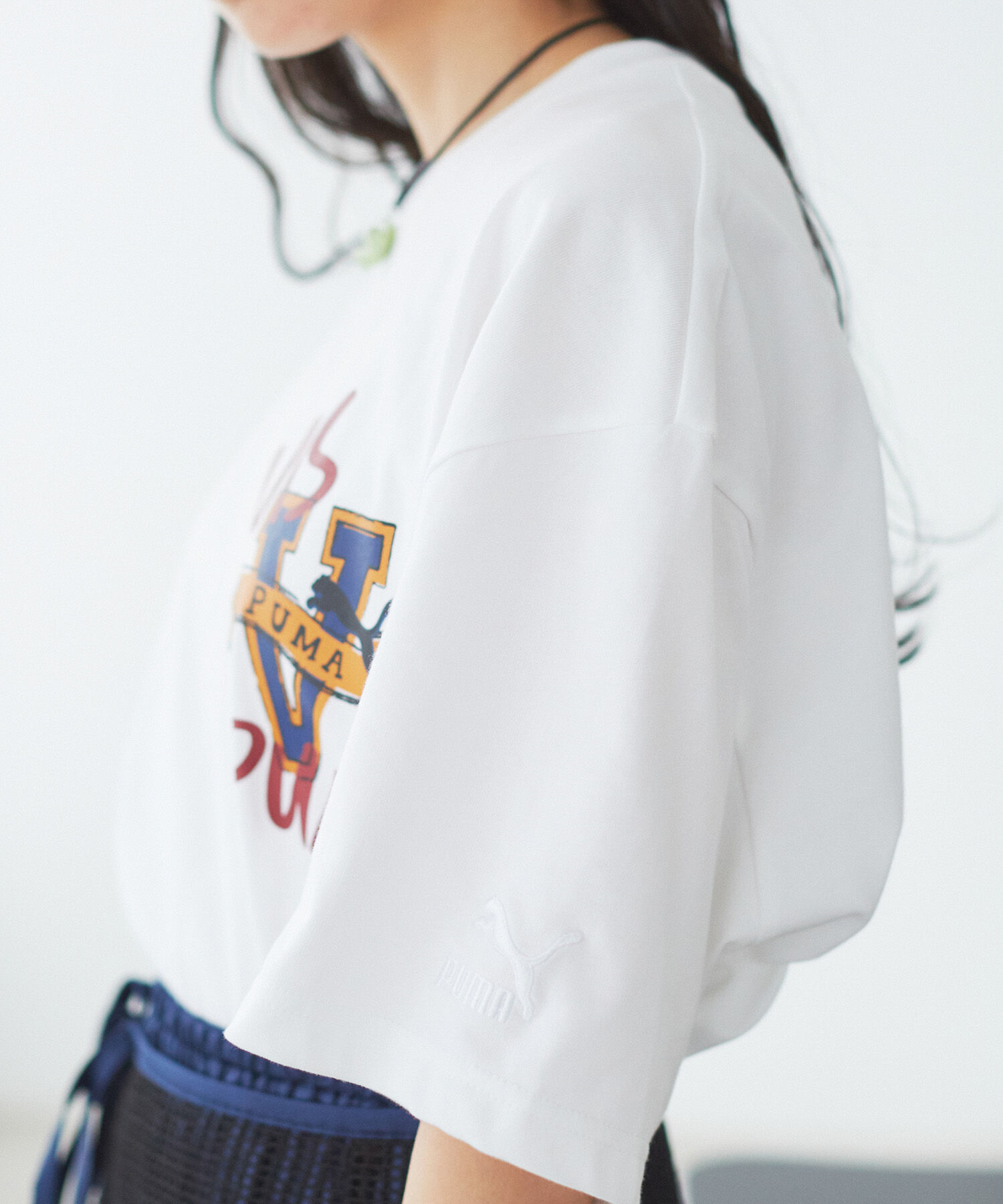 VIS「【PUMA】VIS別注 オリジナルロゴオーバーサイズTシャツ」|Tシャツ・カットソー|
