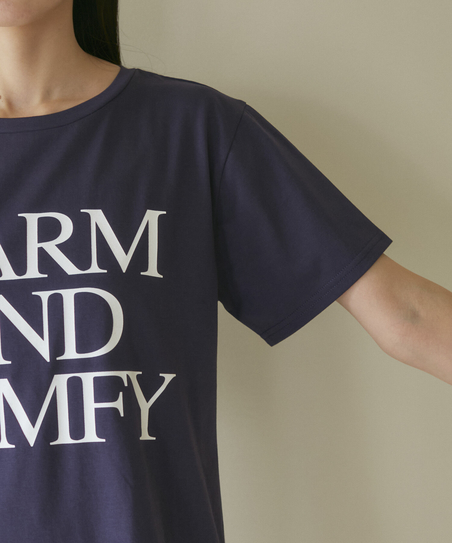 VIS「【洗える】Souvenir ロゴTシャツ」|Tシャツ・カットソー|