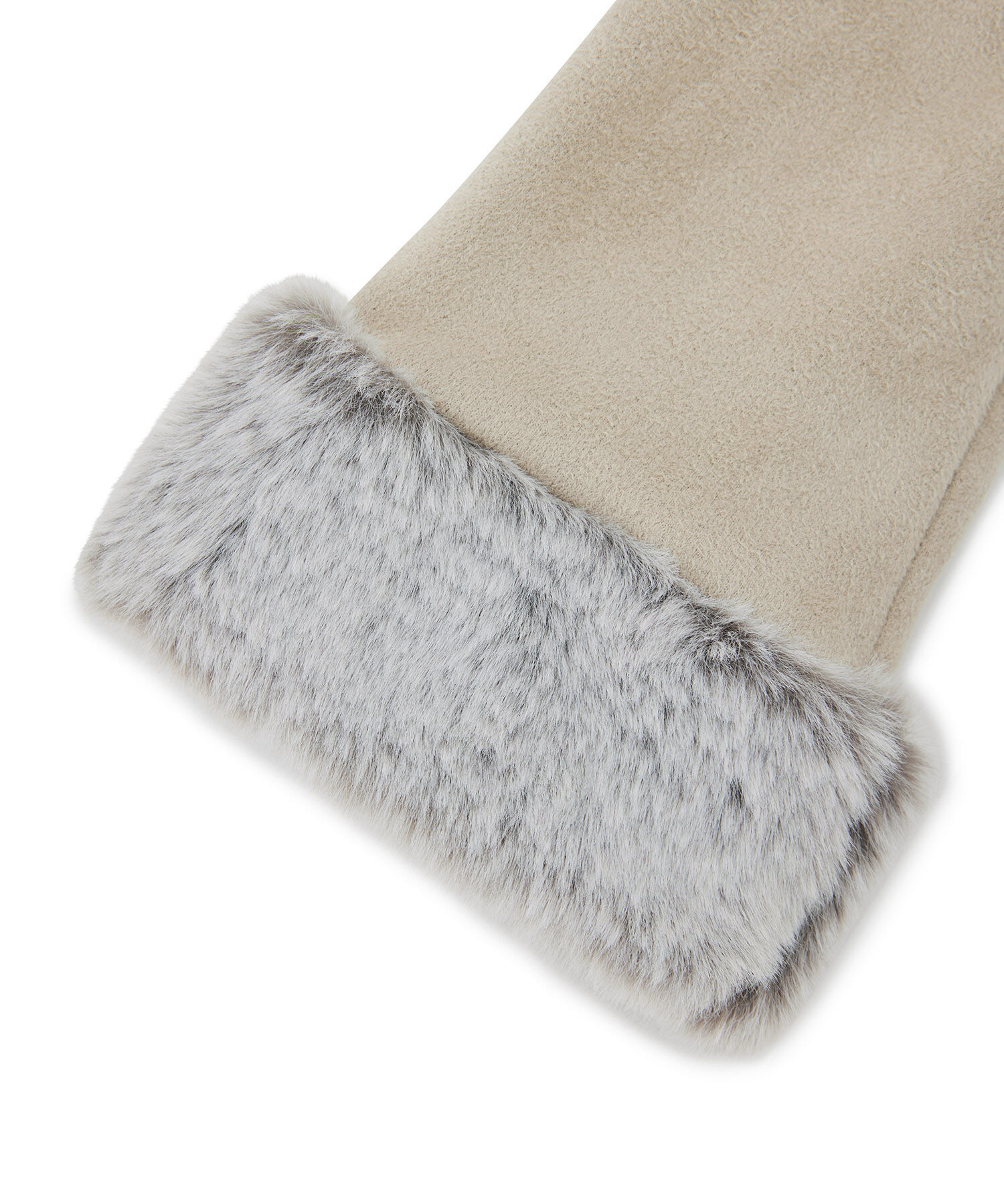 VIS「フェイクスェードファーグローブ」|手袋|