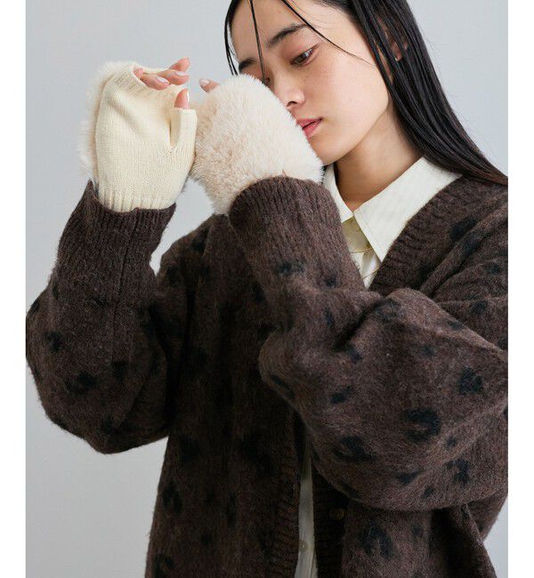 VIS「フィンガーレスファーアームウォーマー」|手袋|