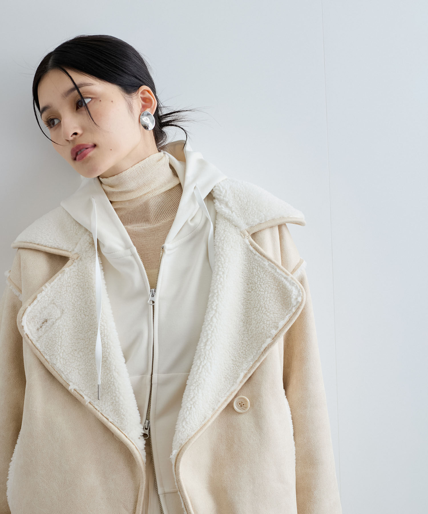 VIS「切替ディテールエコムートンフライトジャケット」|その他|