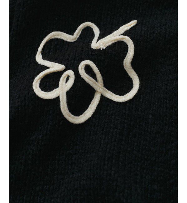 VIS「【WEB限定】刺繍フラワーカーディガン」|カーディガン|