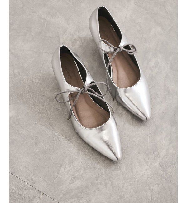 VIS「リボンヒールパンプス」|パンプス|