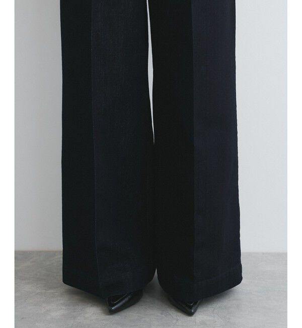 VIS「グリッターワイドデニムパンツ」|デニム|