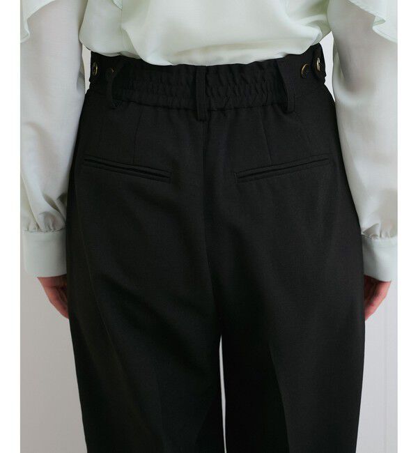 VIS「美easyリネンライクワイドパンツ/イージーケア・接触冷感・セットアップ対応」|スラックス|