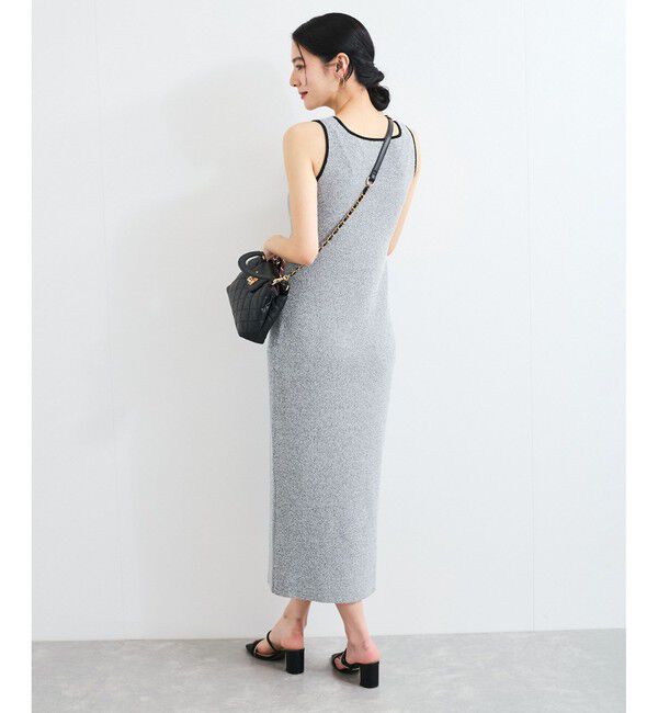 VIS「配色ニットタンクワンピース」|ワンピース|
